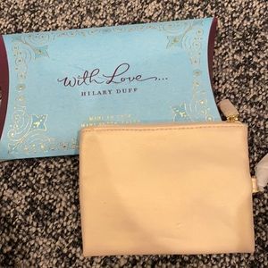 Gold and blue small wallet